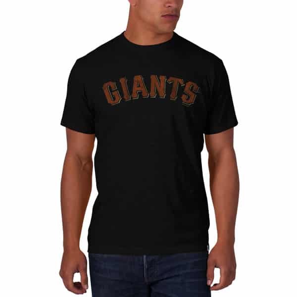 San Francisco Giants Scrum T-Shirt Mens Jet Black 47 Brand