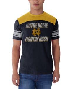 Notre Dame Fightin Irish Title Run T-Shirt Mens Fall Navy 47 Brand