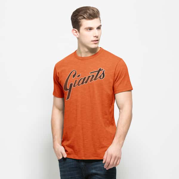 San Francisco Giants Scrum T-Shirt Mens Carrot 47 Brand