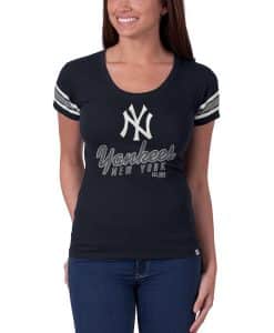 New York Yankees Off Campus Scoop Womens Fall Navy 47 Brand Shirt