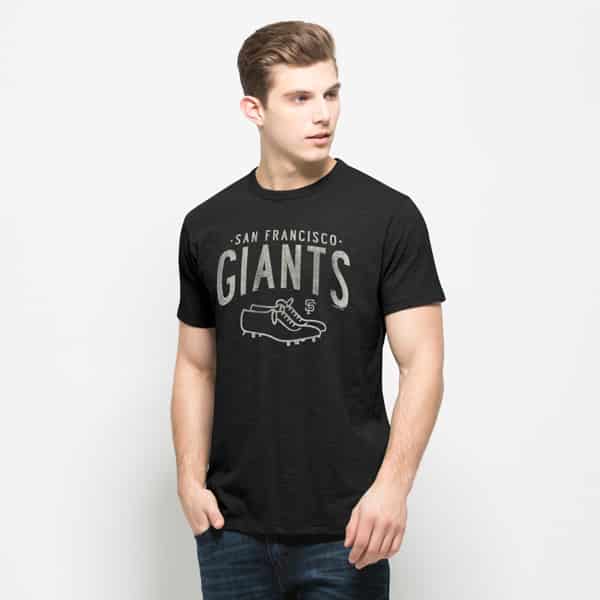 San Francisco Giants Men's 47 Brand Black Scrum T-Shirt Tee