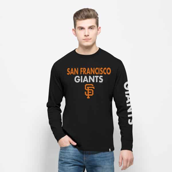 San Francisco Giants All Pro Team Long Sleeve Mens Jet Black 47 Brand
