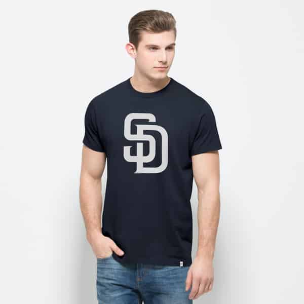 San Diego Padres All Pro Flanker T-Shirt Mens Fall Navy 47 Brand