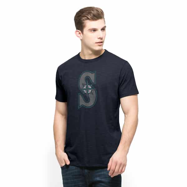 Seattle Mariners Scrum T-Shirt Mens Fall Navy 47 Brand
