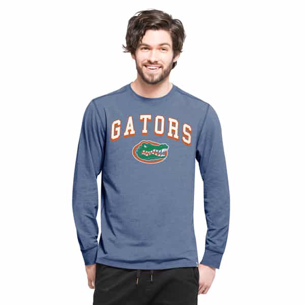 Florida Gators Cadence Long Sleeve T-Shirt Mens Shift Blue 47 Brand ...