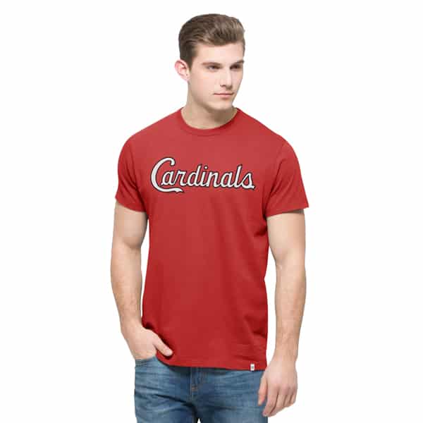 St. Louis Cardinals Crosstown Mvp T-Shirt Mens Rescue Red 47 Brand