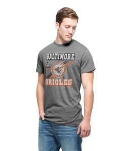 Baltimore Orioles Tri-State T-Shirt Mens Vintage Grey 47 Brand
