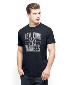 New York Yankees Scrum T-Shirt Mens Fall Navy 47 Brand