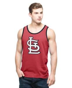 St. Louis Cardinals 47 Brand Men's Rescue Red Crosstown Tank Top