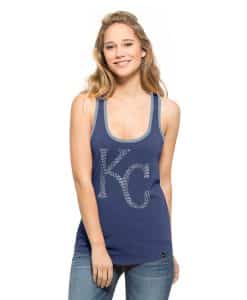 Kansas City Royals Women's 47 Brand Blue Clutch Tank Top