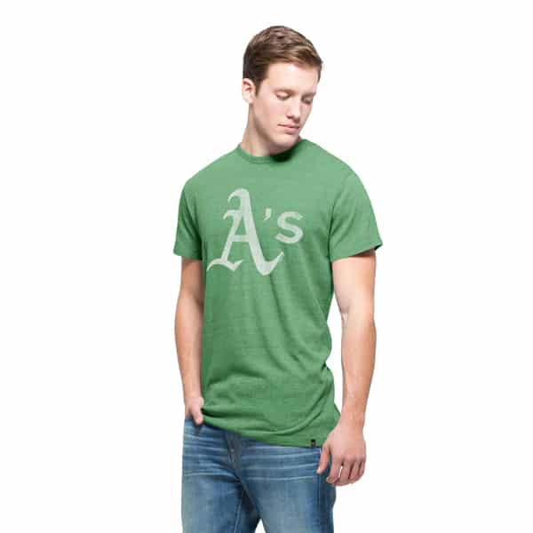 Oakland Athletics Tri-State T-Shirt Mens Cash Green 47 Brand