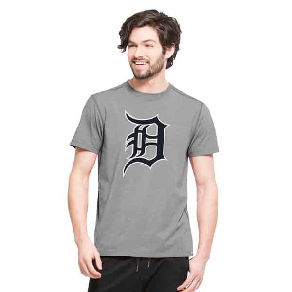 Detroit Tigers High Point T-Shirt Mens Shift Grey 47 Brand