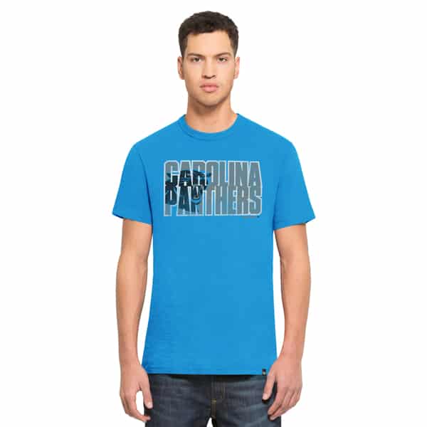 Carolina Panthers Scrum T-Shirt Mens Glacier Blue 47 Brand - Detroit ...