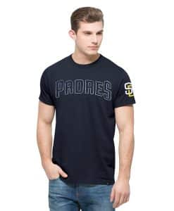 San Diego Padres Fieldhouse T-Shirt Mens Fall Navy 47 Brand