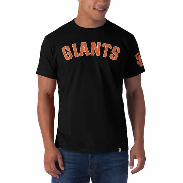San Francisco Giants Fieldhouse T-Shirt Mens Jet Black 47 Brand