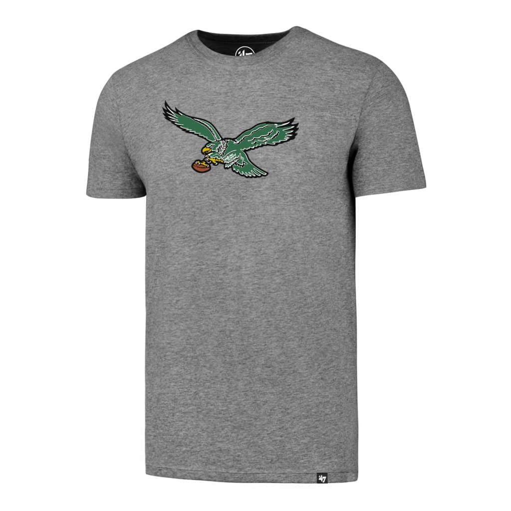 Philadelphia Eagles Men's 47 Brand Gray Classic Club T-Shirt Tee ...