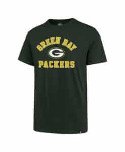 Green Bay Packers Men's 47 Brand Dark Green Super Rival T-Shirt Tee