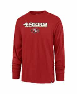 San Francisco 49ers Men's 47 Brand Red Rival Long Sleeve T-Shirt Tee