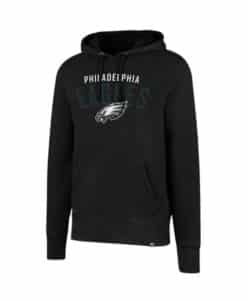 Philadelphia Eagles Men's 47 Brand Black Headline Pullover Hoodie
