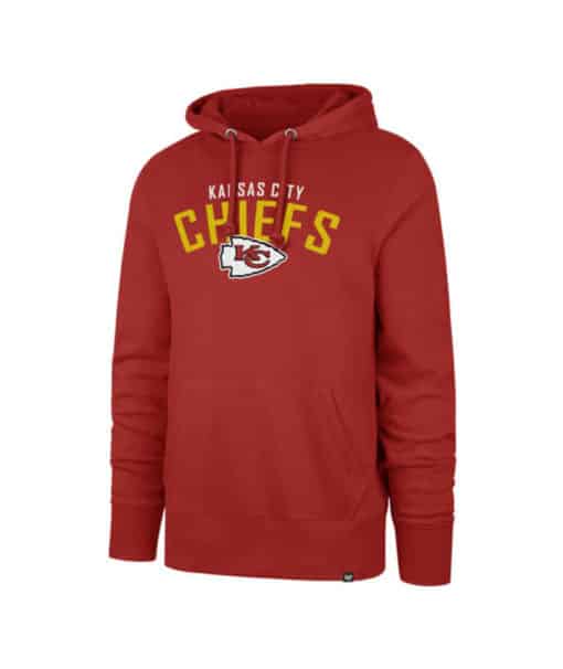 Kansas City Chiefs Men's 47 Brand Red Headline Pullover Hoodie