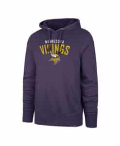 Minnesota Vikings Men's 47 Brand Outrush Purple Pullover Hoodie