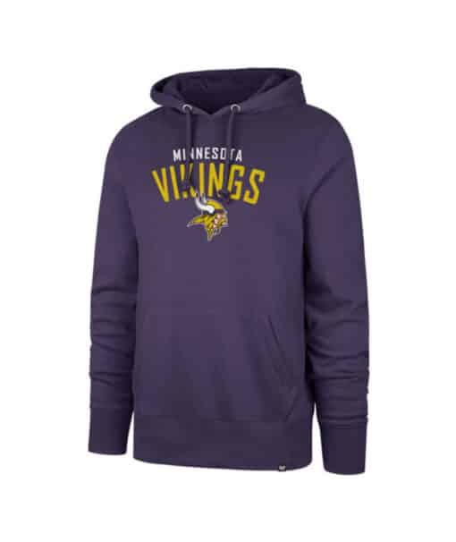Minnesota Vikings Men's 47 Brand Outrush Purple Pullover Hoodie