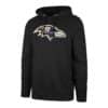 Baltimore Ravens Men's 47 Brand Black Pullover Hoodie