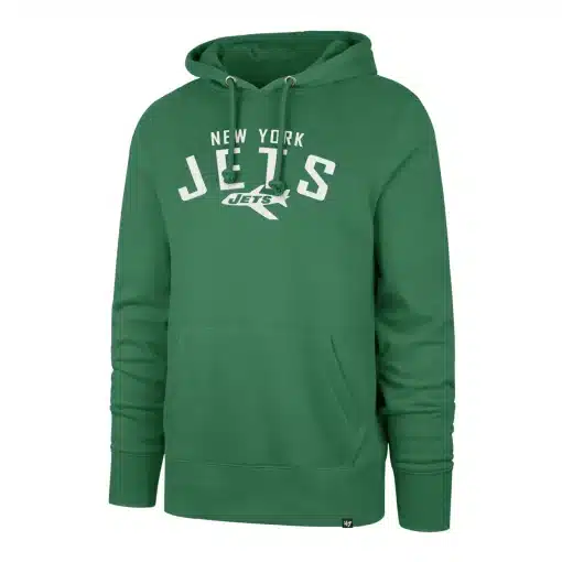 New York Jets Men's 47 Brand Legacy Green Headline Pullover Hoodie