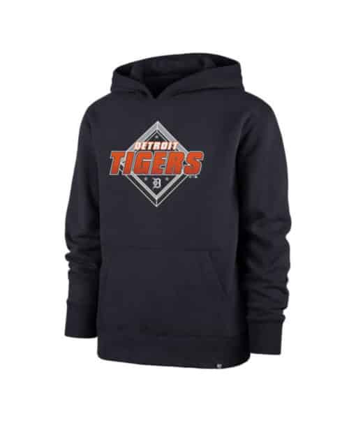 Detroit Tigers KIDS 47 Brand Navy Sport Pullover Hoodie