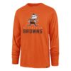 Cleveland Browns Men's 47 Brand Classic Orange Long Sleeve Tee