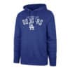 Los Angeles Dodgers Men's 47 Brand Headline Blue Pullover Hoodie