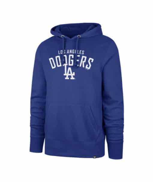 Los Angeles Dodgers Men's 47 Brand Headline Blue Pullover Hoodie