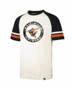 Baltimore Orioles Men's 47 Brand Cooperstown Cream T-Shirt Tee
