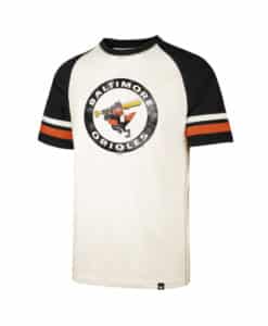 Baltimore Orioles Men's 47 Brand Cooperstown Cream T-Shirt Tee