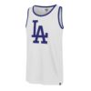 Los Angeles Dodgers Men's 47 Brand White Wash Tank Top