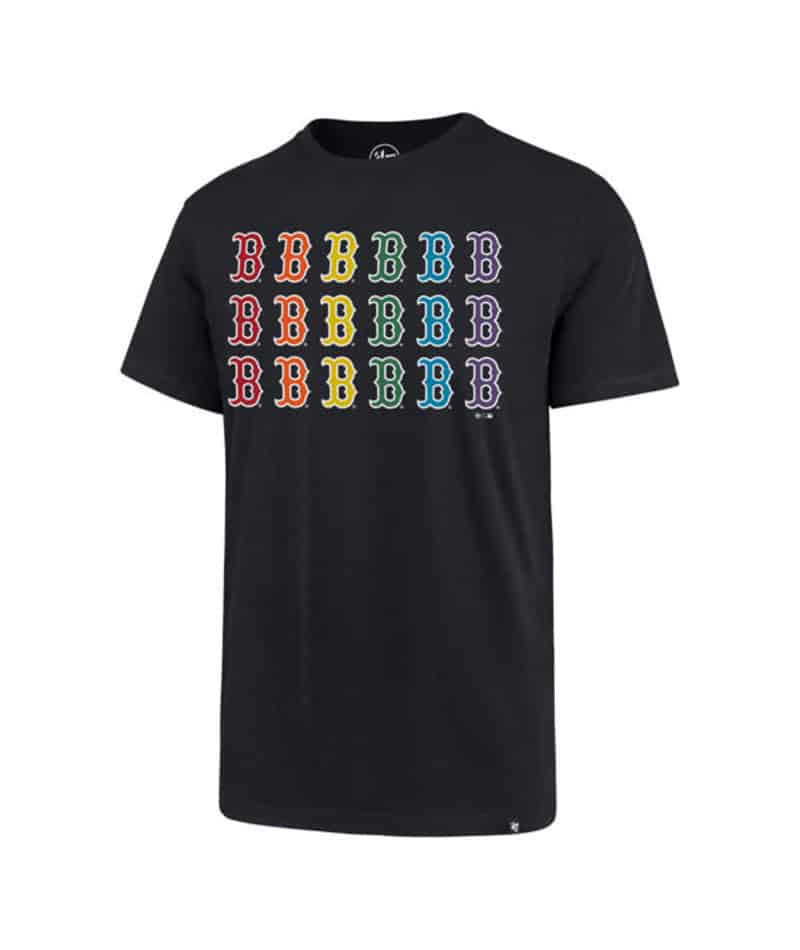 Boston Red Sox Men's 47 Brand Pride Navy T-Shirt Tee - Medium