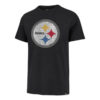 Pittsburgh Steelers Men's 47 Brand Vintage Black Franklin T-Shirt Tee