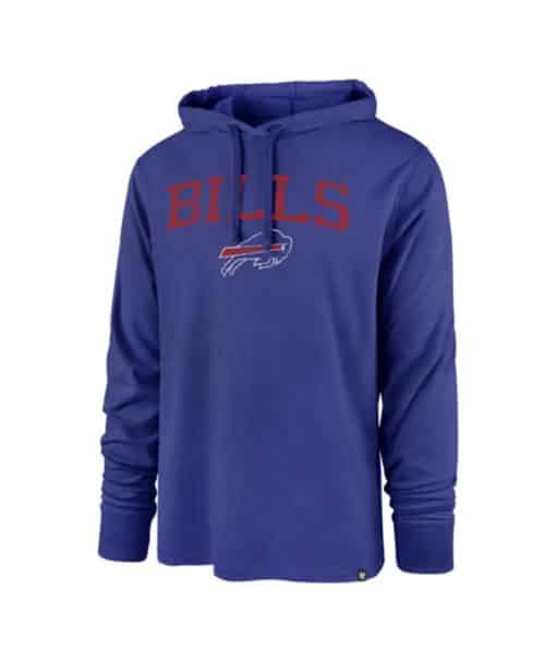Buffalo Bills Men's 47 Brand Blue Hoodie Long Sleeve Tee