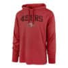 San Francisco 49ers Men's 47 Brand Red Club Pullover Hoodie T-Shirt Tee