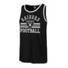 Las Vegas Raiders Men's 47 Brand Rival Black Tank Top