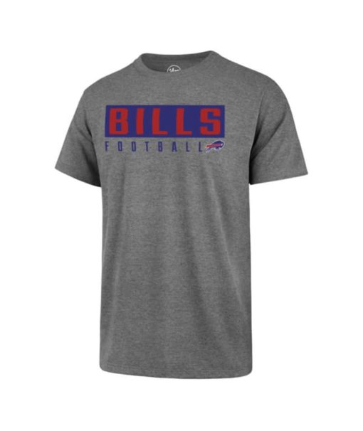 Buffalo Bills Men's 47 Brand Gray Rival T-Shirt Tee