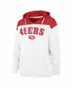 San Francisco 49ers Women's 47 Brand Sandstone Pullover Hoodie