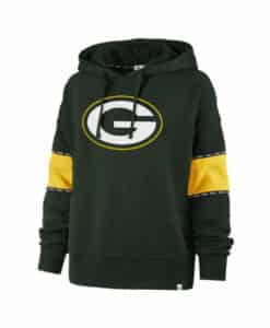 Green Bay Packers Women's 47 Brand Charlie Dark Green Pullover Hoodie