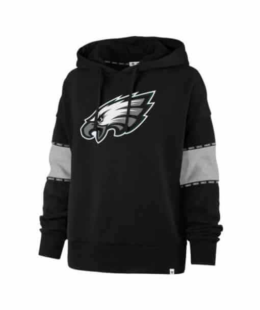 Philadelphia Eagles Women’s 47 Brand Black Charlie Pullover Hoodie