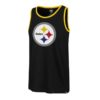 Pittsburgh Steelers Men's 47 Brand Black Splitter Tank Top