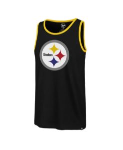 Pittsburgh Steelers Men's 47 Brand Black Splitter Tank Top