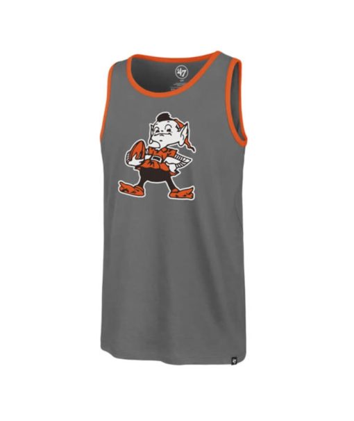 Cleveland Browns Men's 47 Brand Wolf Gray Tank Top