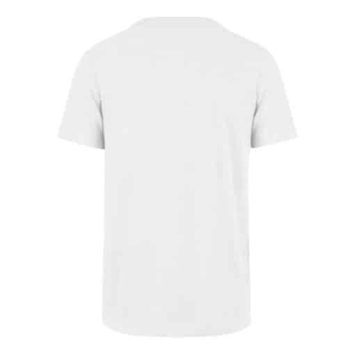 Michigan Wolverines Men's 47 Brand White Wash Wordmark T-Shirt Tee - Image 2