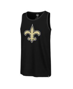 New Orleans Saints Men's 47 Brand Jet Black Tank Top