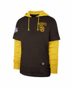 San Diego Padres Men's 47 Brand Brown Shortstop Pullover Hoodie